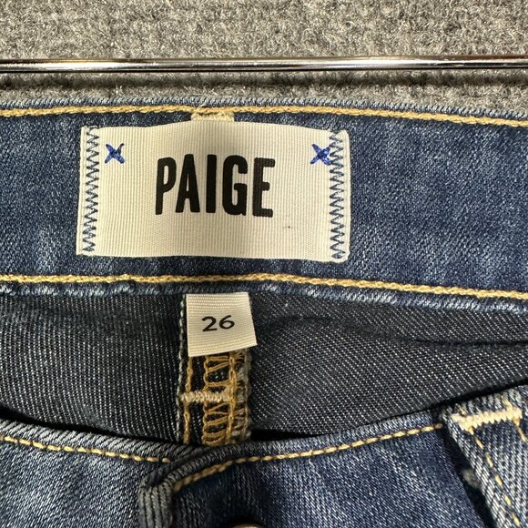 Paige Jeans Womens 26 Verdugo Ankle Cotton Stretch Medium Wash Pockets - Picture 5 of 9